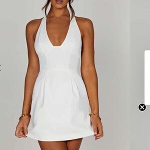 BABY BOO Harper Mini Dress - Ivory